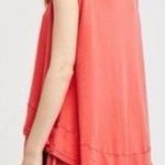 We The Free FREE PEOPLE Womens Hot Coral Layered Sleeveless Trapeze Top Photo 1