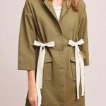 Anthropologie Haryln utility coat olive green size large Photo 7