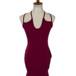 ASOS  Plum Midi Dress 6 Sleeveless Bodycon Cocktail Wedding Guest Photo 1