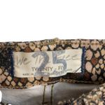 We The Free Free People Two Faced Snake Print Jeans Photo 3