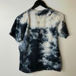 Poetic Justice Love Loyalty Unity Chemistry T Shirt Tie Dye Blue White Medium M Photo 2