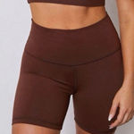 Set Active  Luxform Brown High-Waisted Shorts Photo 0