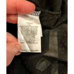 Molly Bracken Sheer Metallic Silver Black Mock Neck Top S Y2K Glam Party Photo 3