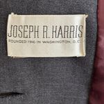 Vtg Joseph R. Harris Wool Coat Gray Sz S Genuine Fur Collar ILGWU Made Luxury Photo 7