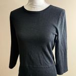 Erin London Black 3/4 sleeve sweater top small Photo 0