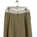 WAYF  Tan High Waist Exposed Waistband Pants Sz M Photo 2