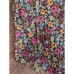 Dear John  Colorful Allover Floral Flower Vneck Blouse Shirt Top Womens Large Photo 1