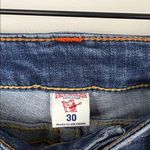 True Religion  Bootcut Jeans Women’s Size 30 Dark Wash Denim Mid Rise Stitching Photo 2