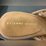 Etienne Aigner  Lanai Fawn Suede Mule Sandal Tan Size 8.5 Photo 4