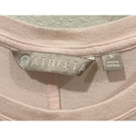 Athleta  Asymmetrical Side Tie Light Pink Tank Top Photo 4