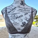 Calvin Klein Underwear Envy sheer lace triangle bra bralette in smoke S F3135 Photo 1