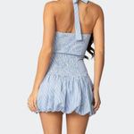 PacSun  PINSTRIPE BUBBLE SKIRT MINI DRESS Photo 1