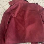 Philosophy  jacket Medium, burgundy micro suede Photo 2