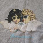 Fiorucci  Womens Gray Angels Graphic Athleisure Trendy Sweatshirt Size Small Photo 1