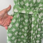 Greylin  Womens Embroidered Eyelet Smocked‎ Ruffle Tie Waist Jumpsuit Size Medium Photo 4