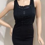 American Eagle Outfitters Black Open Back Bodycon Tuxedo Mini Dress Size XS Photo 0
