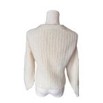 Cuyana - Alpaca Wool Cropped Cardigan Ivory Made in Italy Sz Xs Photo 3