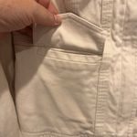 EXPRESS ‎ Beige Cotton Jacket Womens Size 10 Full Zip Moto Biker Photo 3