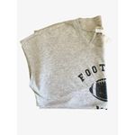 C&C California  Football Mom Crewneck Grey Heather Short Sleeves  Mom TShirt SZ M Photo 3