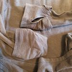 Cuddl Duds  Dark Grey Long Sleeve Quarter Zip Pullover with Thumbholes Size Small Photo 4