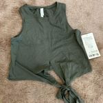 Lululemon NWT  Time To Restore Tank in Grey Sage Size 2 Photo 4