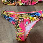 SheIn Sexy hot pink tropical print bikini great for the beach and vacation Photo 2