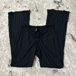 SKIMS  Black Ribbed Lounge Pants Size Large Photo 0