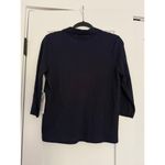 Goldie $150 New  Embroidered Pocket Polo - Navy - Small Photo 2
