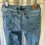 American Eagle  Outfitters AEO Women's Super Stretch Jeggings Light Medium Wash 0 Photo 4