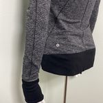 Lululemon Women Runderful Gray Fitted Running Top Half Zip Pullover Size 4 Small Photo 6