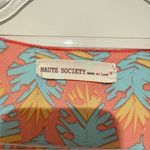 Haute society  Leaf Pattern Aztec Kimono cardigan orange blue size medium Photo 2