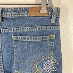 Rocawear  Jeans Womens 13 Bootcut Zipper  Pockets‎ Flare Wide Red Logo Y2K Retro Photo 4