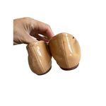 Vera Wang Nude Beige Patent Leather Ballerina Ballet Flats Size 8.5 Photo 7