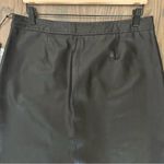 Max Mara NWT Weekend Leather Tiro A-line Knee-Length Skirt Chocolate Brown 12 Photo 2