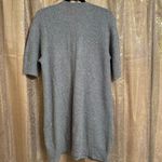 Eileen Fisher  Gray Wool Angora Cashmere Blend Cardigan Sweater Large Photo 1