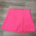 ZARA  Pink High Waisted Mini Skirt Size Medium NWT Photo 6