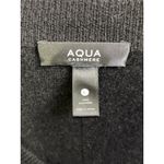 AQUA  Cashmere 100 Percent Cashmere V Neck Black Sweater Women’s Size Large L Photo 1