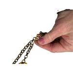 Windy Mink bold yellow and purple bright disc and bead statement necklace Photo 2