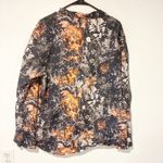 COS  Abstract Multi Color Printed Pyjama Shirt Button Front Size Large Photo 4