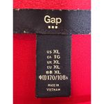 Gap  Red Flowy Shirt XL Lace Crochet Detailing at the Neck Photo 3