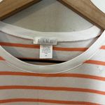 Lake Pajama LAKE- Pima Cotton Nightgown Green Orange Stripe Sleepshirt Sleepwear Photo 4