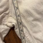 Abercrombie & Fitch ankle straight ultra high rise white distressed jeans 28s Photo 7