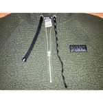 Victoria's Secret PINK Hunter Green Fleece Quarter Zip Sherpa Jacket Pullover S Photo 1