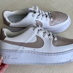 Custom Air Force 1s Brown Size 8 Photo 0