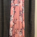 onetheland Pink Floral Maxi Dress Photo 0