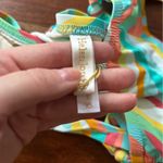 Helen‎ Jon Soft Tie Tunnel Hipster Beach Cabana Bikini Swim Bottoms NEW Size XS Blue Photo 6