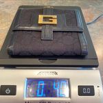 Gucci Wallet Black Logo Fabric with Leather Interior Photo 11