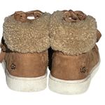 UGG  Alameda Women’s Leather Mid Zipper Sneaker Boot Chestnut size 6 Photo 3