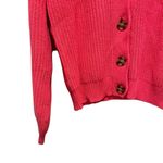 Gap Button Front Cardigan Sweater V Neck Rose Bush Pink Women’s Size XS Photo 2