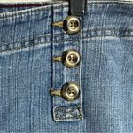 Westport Women’s Denim 90’s Wide Leg Light Wash Jeans Button Detail Size 12 Photo 2